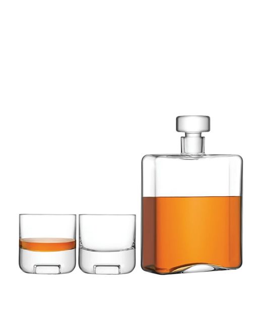 LSA International Cask Whisky Glasses and Decanter Set