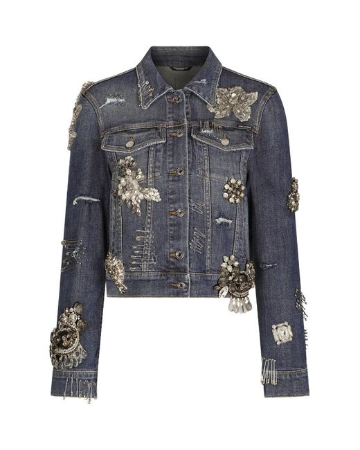Dolce & Gabbana Embellished Denim Jacket