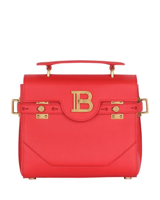Balmain Leather B-Buzz 23 Top-Handle Bag