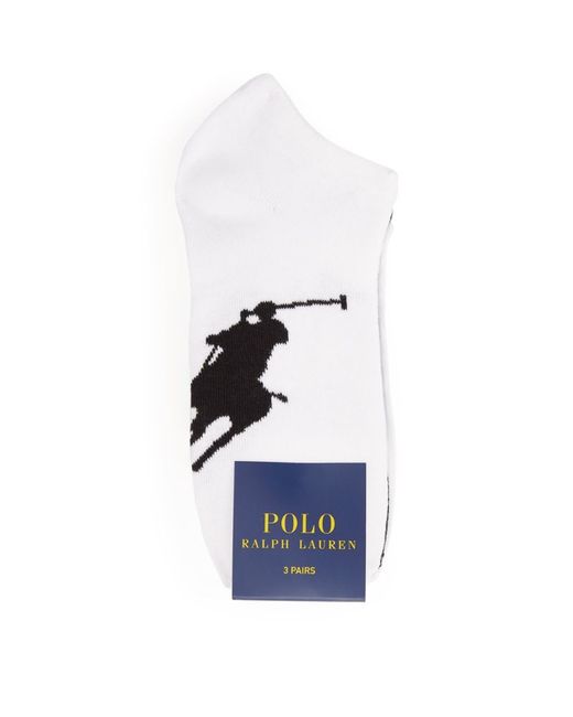 Polo Ralph Lauren Big Polo Pony Socks Pack of 3