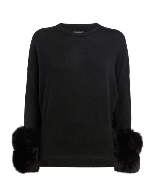 Izaak Azanei Fur-Cuff Sweater