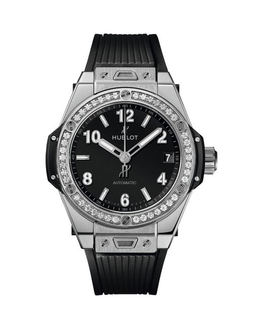Hublot Stainless Steel and Diamond Big Bang One Click Watch 39mm