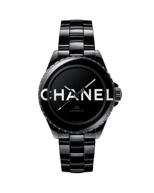 Chanel Ceramic and Steel J12 Wanted de Watch 38mm