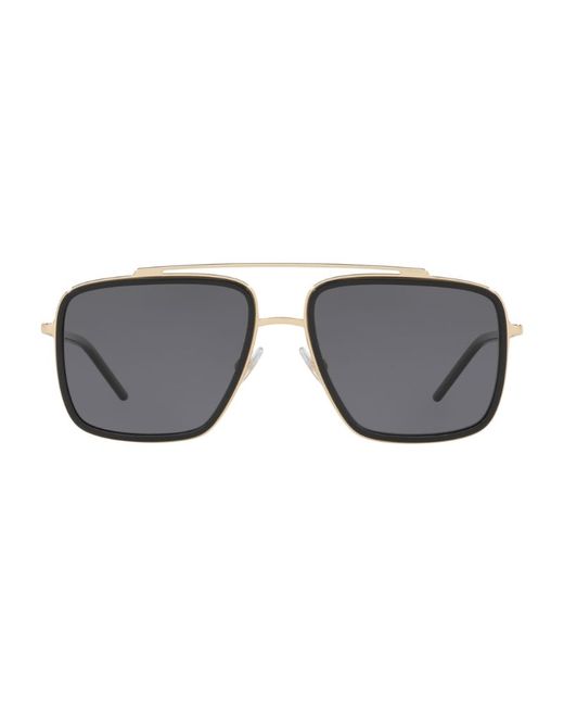 Dolce & Gabbana Square Metal Sunglasses