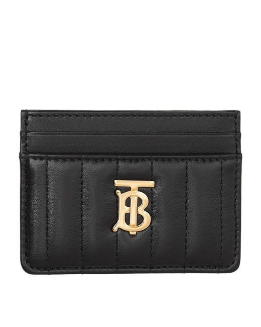 Burberry Leather Quilted Lola Card Case