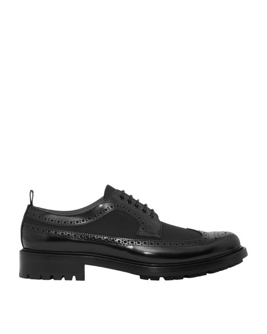 Burberry Leather Panelled Oxford Shoes