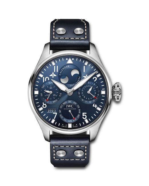 Iwc Schaffhausen Big Pilots Perpetual Calendar Automatic Watch .2mm