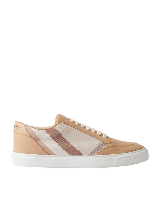 Burberry Check New Salmond Sneakers