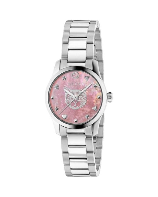 Gucci Stainless Steel G-Timeless Watch 27mm