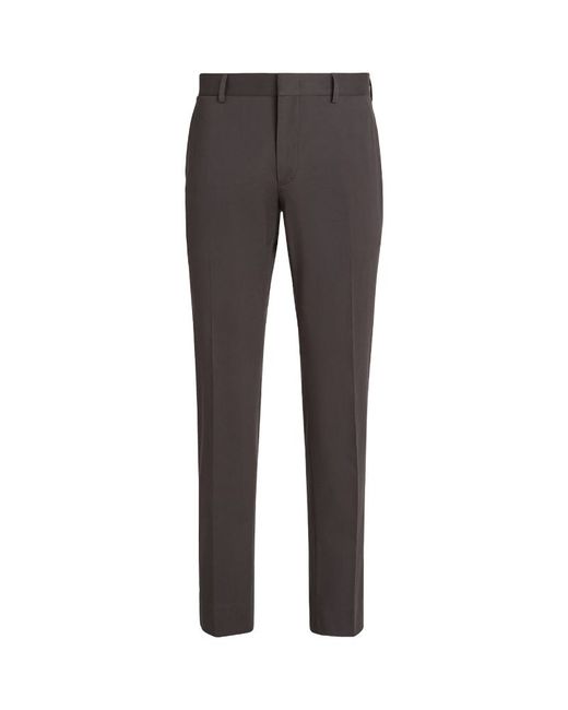 Z Zegna Cotton Tailored Trousers