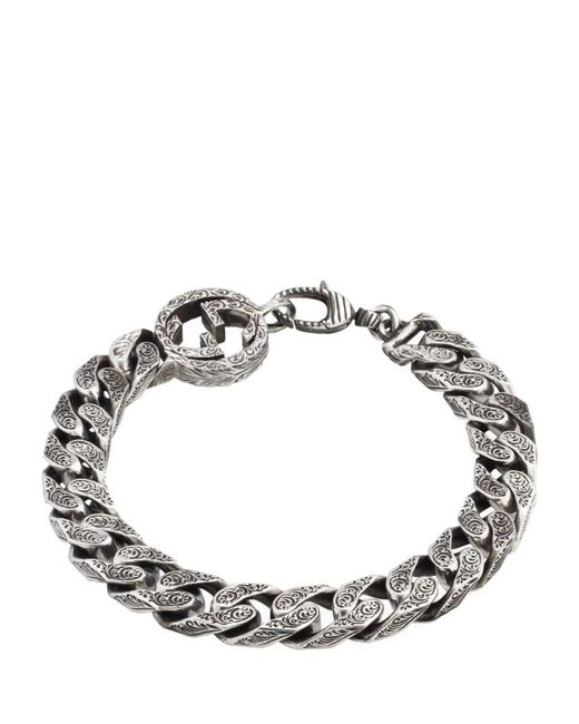 Gucci Sterling Interlocking G Chain Bracelet