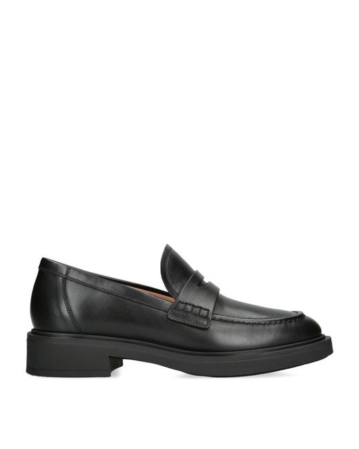 Gianvito Rossi Leather Harris Loafers