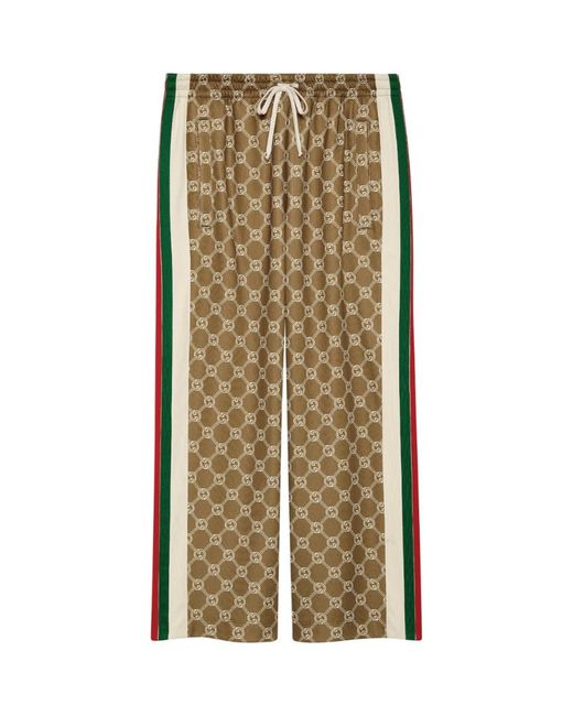 Gucci Interlocking G Web Stripe Sweatpants