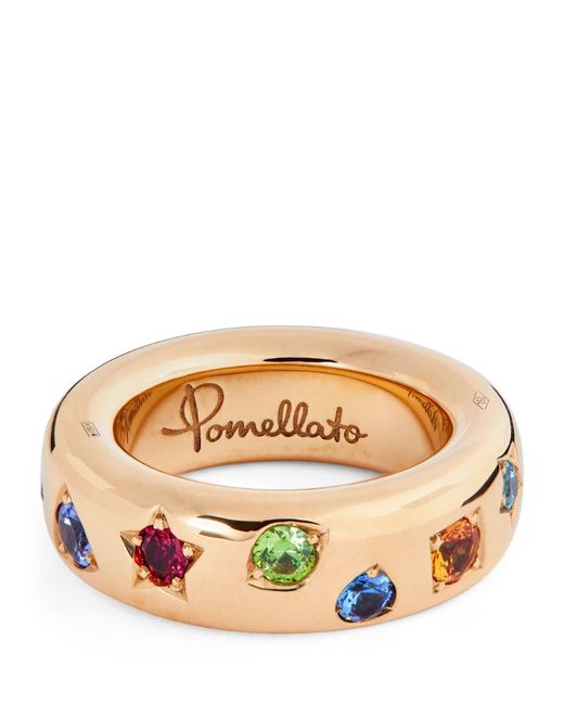 Pomellato Rose Gold and Gemstone Iconica Ring