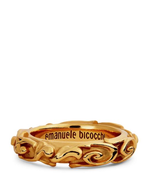 Emanuele Bicocchi Plated Arabesque Ring