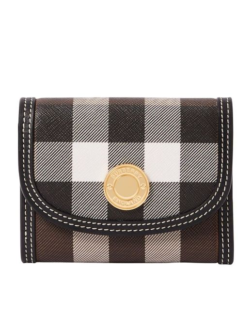 Burberry Small Check Folding Wallet