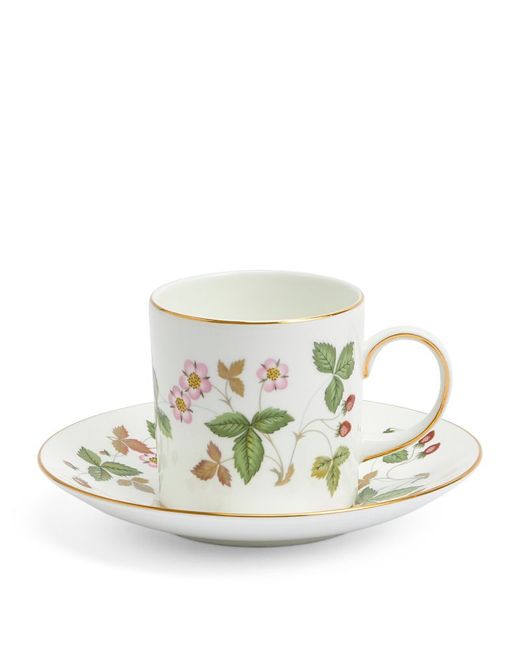 Wedgwood Wild Strawberry Coffee Cup and Saucer