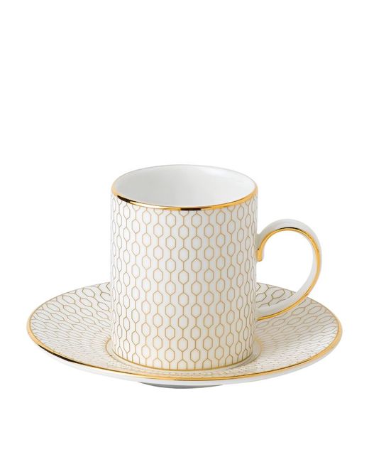 Wedgwood Arris Coffee Cup and Saucer