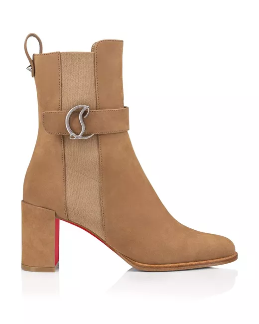 Christian Louboutin CL Chelsea Booty Leather Boots 70