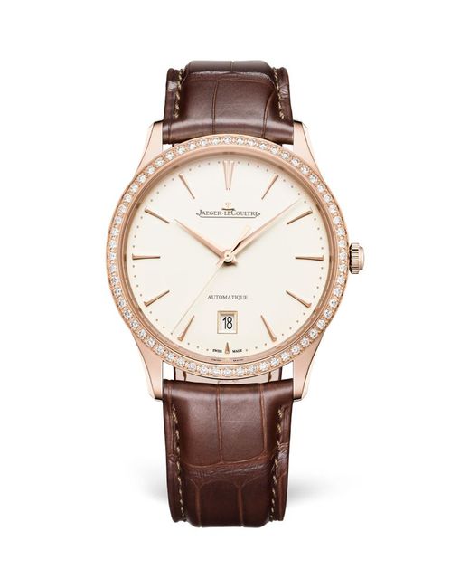 Jaeger-Lecoultre and Diamond Master Ultra Thin Date Watch 39mm