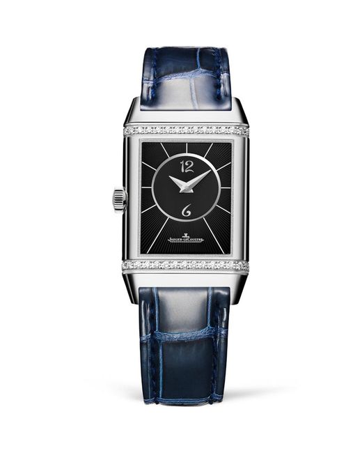 Jaeger-Lecoultre and Diamond Reverso Classic Duetto Watch 24.4mm