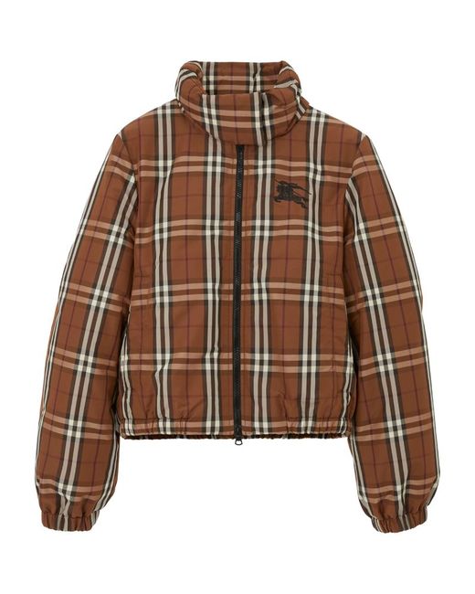 Burberry Check Puffer Jacket