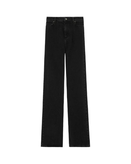 Burberry High-Rise Straight Jeans
