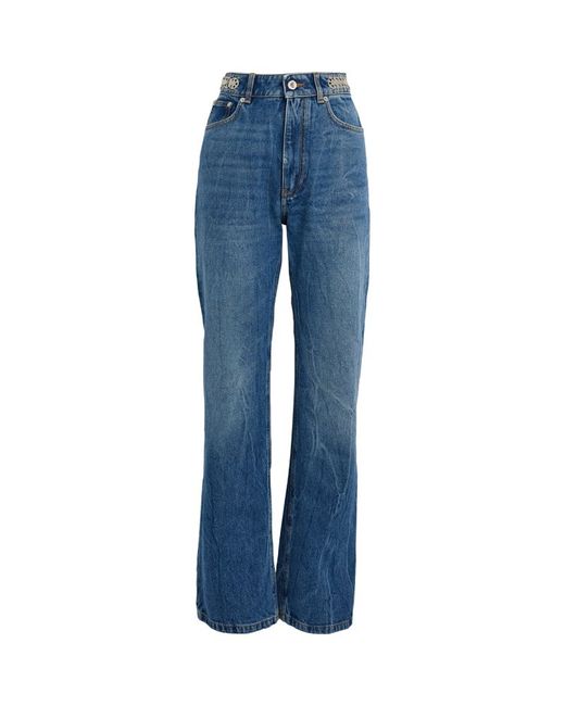 Rabanne Embellished Flared Jeans