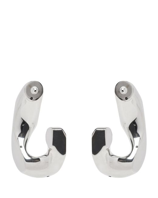 Alexander McQueen Oversized Chain Hoop Earrings