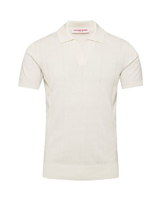 Orlebar Brown Silk-Blend Horton Polo Shirt