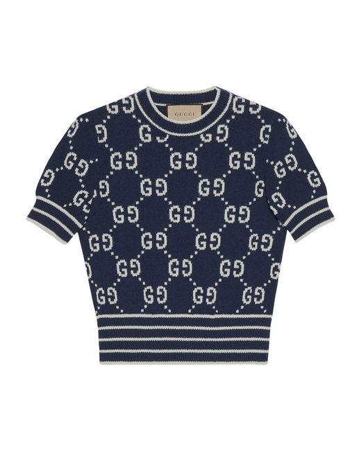 Gucci Cotton GG Jacquard Sweater