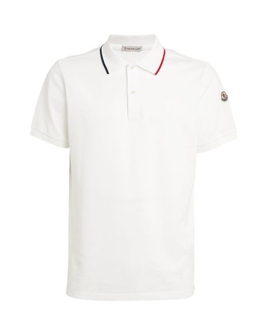Moncler Tipped-collar Polo Shirt
