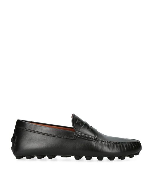 Tod's Leather Macro-Gommino Driving Loafers