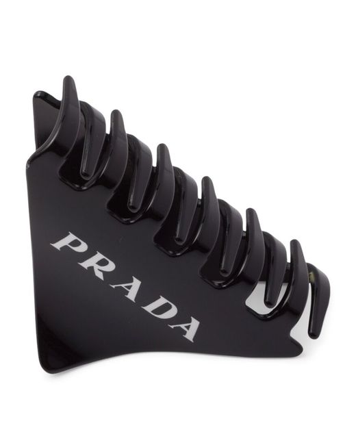 Prada Logo Hair Clip