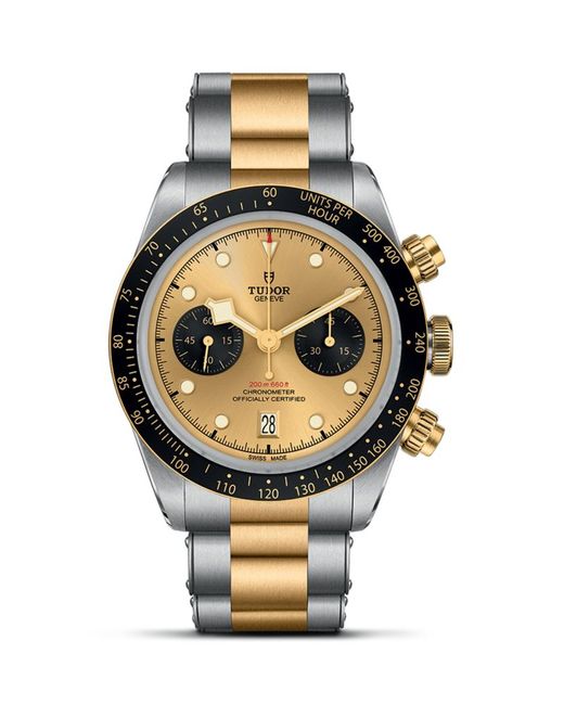 Tudor Bay Chrono Stainless Steel and Yellow Gold Watch 41mm