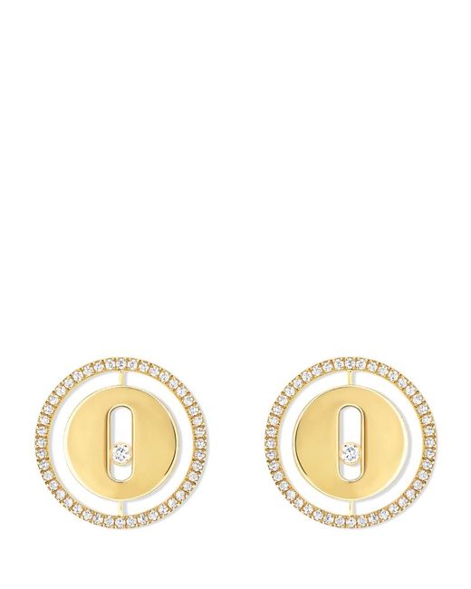 Messika Yellow and Diamond Lucky Move Earrings