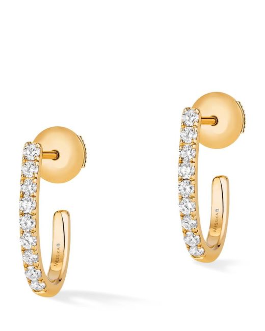 Messika Yellow and Diamond Gatsby Earrings