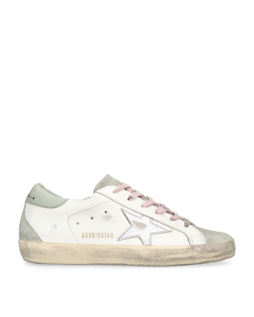 Golden Goose Leather Super-Star Sneakers