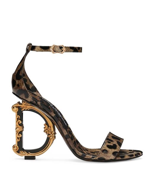 Dolce & Gabbana Calfskin DG Sandals 105
