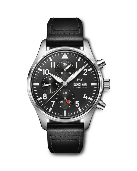 Iwc Schaffhausen Pilots Chronograph Watch 43mm