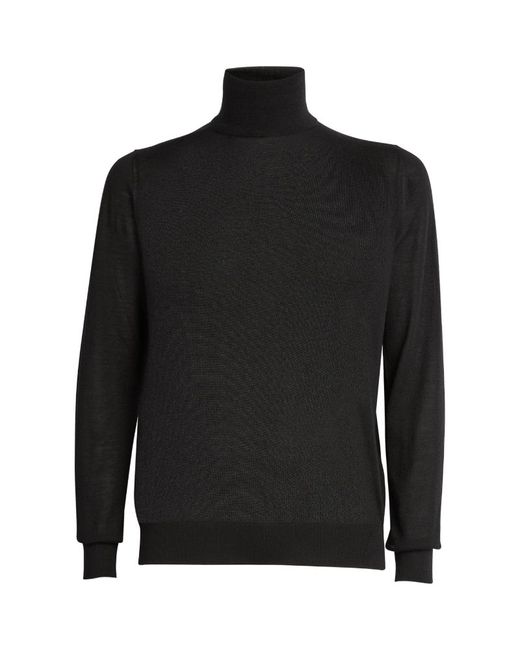 Giorgio Armani Cashmere-Silk Rollneck Sweater