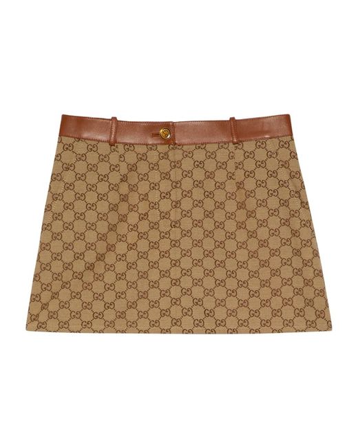 Gucci GG Jacquard Mini Skirt