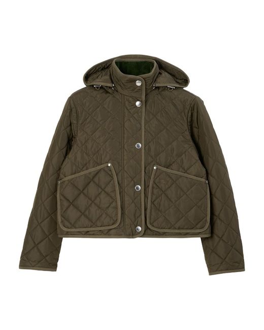 Burberry Diamond-Quilted Jacket
