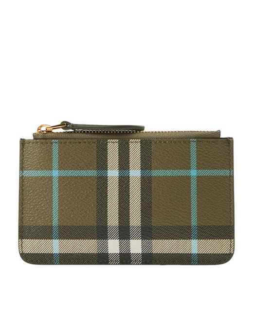 Burberry Check Chain Wallet