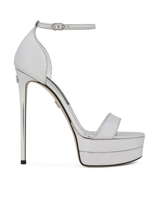 Dolce & Gabbana Keira Platform Sandals 105