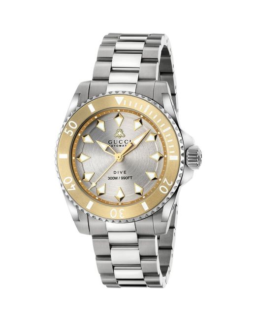 Gucci Stainless Steel Dive Watch 40mm