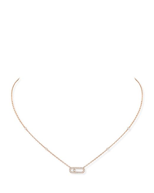 Messika Gold and Diamond Move Uno Necklace