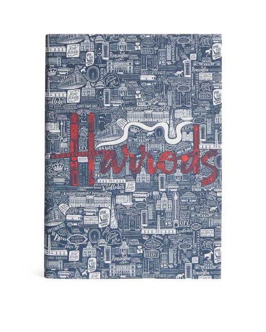 Harrods Picture Font A5 Notebook