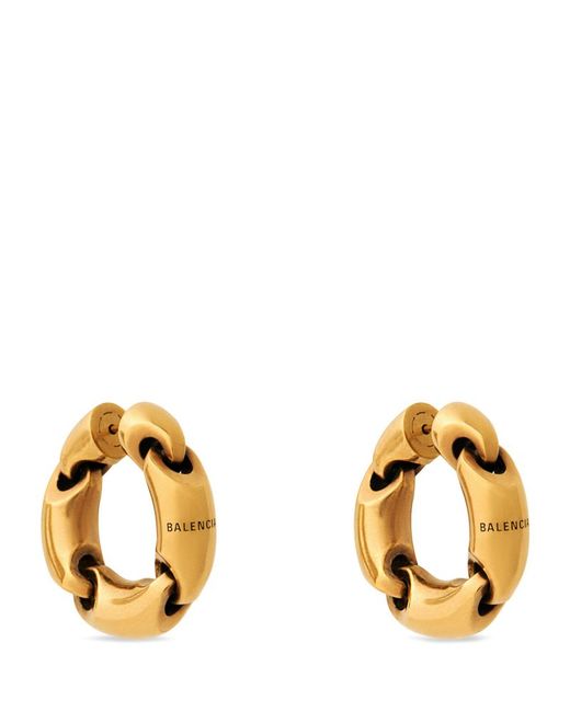 Balenciaga Solid 2.0 Hoop Earrings