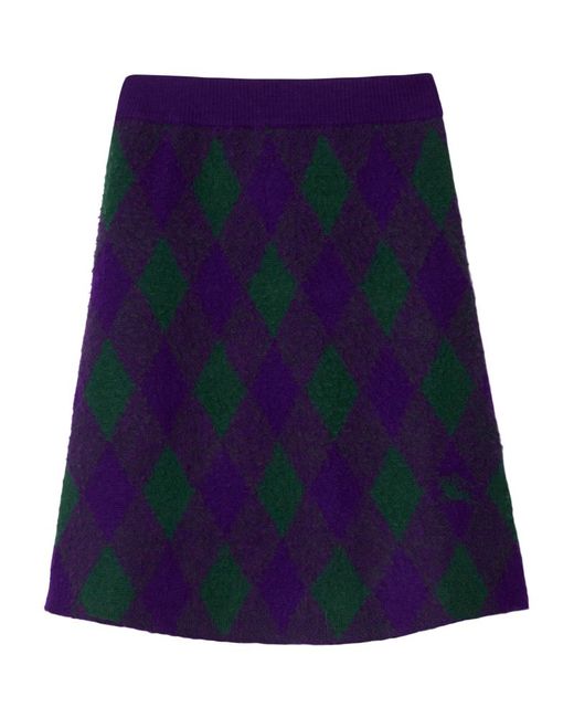 Burberry Argyle Skirt